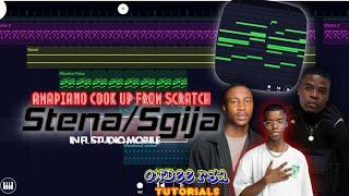 How to make Amapiano(Stena x Sgija)from scratch in Fl Mobile|Cook up like Nandipha808 TylerICU W4de