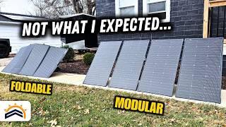 Portable Solar Panel Testing | Does This New Design Lead To More Power Output?