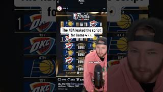 The NBA Leaked the Script for Game 4 