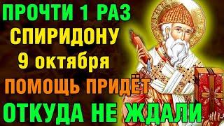 16 октября ПРОЧТИ 1 РАЗ! ПОМОЩЬ ПРИДЁТ ОТКУДА НЕ ЖДАЛИ! Акафист Спиридону Тримифунтскому Православие