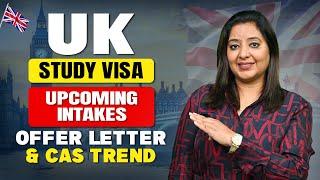 UK STUDY VISA UPCOMING INTAKES OFFER LETTER & CAS TREND | STUDY VISA UPDATES 2024 |UK|THE VISA OFFIC