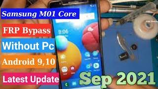 SAMSUNG M01 Core FRP Bypass Without PC Latest Sept 2021| Samsung M01 Core Google Account Lock Remove