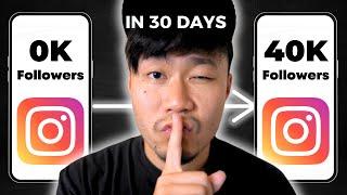 How to GROW on Instagram 2024 | 40,000 Followers In 30 Days