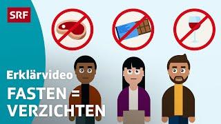 Was ist Fasten? – einfach erklärt | Kindervideos | SRF Kids