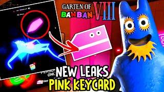 GARTEN OF BANBAN 8 RP X - NEW BIG UPDATE and PINK KEYCARD for the SECRET MAP  OFFICIAL LEAKS