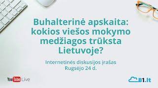 Buhalterinė apskaita: kokios viešos mokymo medžiagos trūksta Lietuvoje?