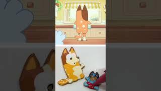 Baby Bluey and Chilli Baby Race Cookies  | Bluey  #ytshorts