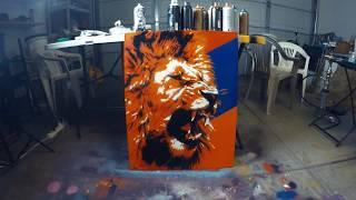 Armenian Lion - 24"x30"