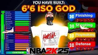 THIS 6'6 ISO BUILD IS BREAKING NBA 2K25! PG/SG BUILD! Best comp Build 2k25