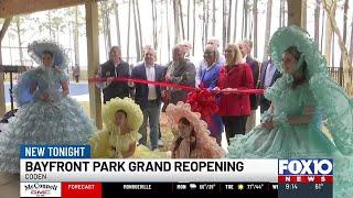 Bayfront Park reopens in Mobile County with “pocket beach”, other amenities