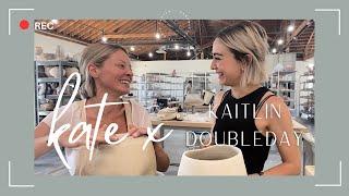 Kaitlin gives us a tour of her pottery studio in LA (with some antics thrown in for good measure)