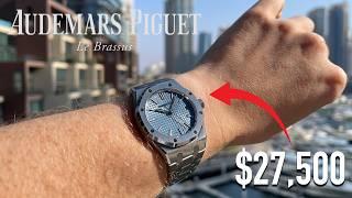 Audemars Piguet Royal Oak Ice Blue Unboxing & review of my GRAIL WATCH Ref.15550ST.OO.1356ST.08