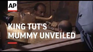 King Tut's mummy unveiled to public for first time