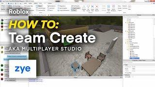 Roblox | How To: Team Create (Multiplayer Studio)