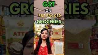 GST on per packed Cereals, Pulses, Rice, Atta, | GST on Atta | 25 KG Atta & GST | GST Rates #shorts