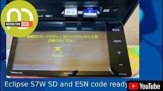 Fix your Japan Car Radio | Eclipse AVN S7W Radio SD map card - Made in Japan