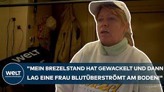 MANNHEIM: Amokfahrt! "Mein Brezelstand hat gewackelt und dann lag eine Frau blutüberströmt am Boden"