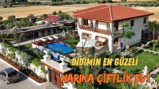 Didimde Eşsiz Güzellikte Harika Çiftlik Evi