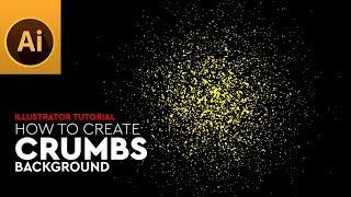 How to Create Crumbs Abstract Background Design in Adobe Illustrator