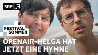 OASG: Dachs schreiben Openair-Helga einen eigenen Song | Festivalsommer 2024 | SRF 3