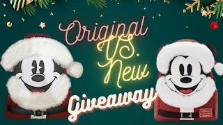 Santa Mickey Loungefly | OG vs. New | Giveaway Time