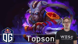 OG.Topson  -VS-  iceiceice  - Ranked Match - OG Dota 2.