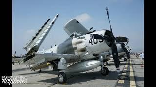 Douglas Skyraider - video database from Everything Airplanes