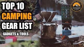 10 CAMPING GEAR LIST | NEW CAMPING GADGETS - Outdoor Gear Lab