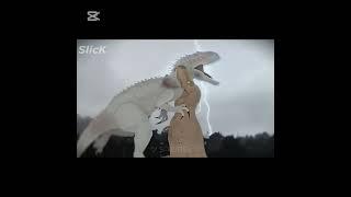 T-Rex and Spinosaurus #vs Indominus Rex and Giganotosaurus Edit part 4 #edit #battle #dinosaur #top