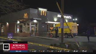 Security guard shot during altercation at Baltimore McDonald's