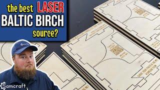 The Best Source for Laser Material? MakerStock Test: Baltic Birch Plywood