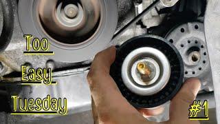 [TET] (#1) Install Shorter Belt To Bypass Squeaky A/C Compressor Pulley (08 - 11 Dodge Caliber SE )