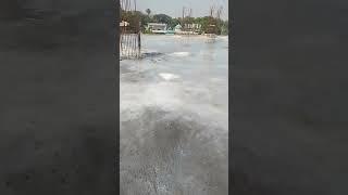 2nd Floor Slab Curing Work at Afroz Mobile Mall And Residency Korangi #construction #civil