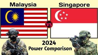 Malaysia vs Singapore Millitary Power Comparison 2024| Singapore vs Malaysia Millitary Power 2024