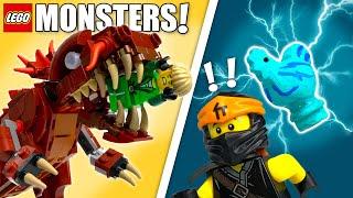 I Built 10 LEGO MONSTERS from NINJAGO...