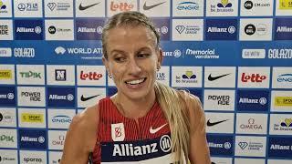 Karissa Schweizer After 5000m Season's Best At Diamond League Final