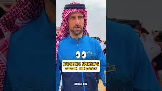  Djokovic speaks Arabic in Qatar  #djokovic