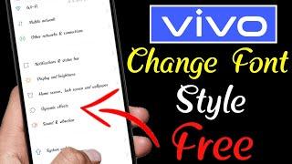 vivo me paid font ko free me kaise apply kare 2023|vivo me free font kaise download kare|Vivo Font