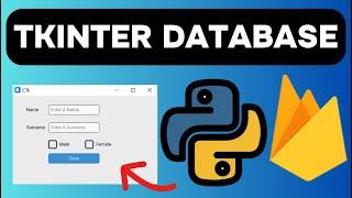 Realtime Database Tkinter GUI APP (Create Data) - Firebase with Python Lesson 8