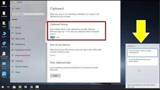 How to Enable & View Clipboard History on Windows 10