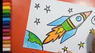 Easy and simple Rocket Drawing