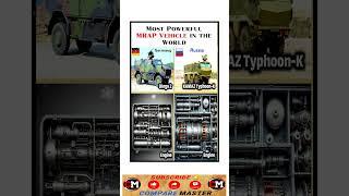 Germany vs Russia: Most Powerful MRAP Vehicle Comparison! #comparison #armoredvehicles #russia