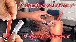 HOW TO USE A STRAIGHT RAZOR FOR BEGINNERS | TURKISH RAZOR | BEARD LINE UP WITH RAZOR | STRAIGHT EDGE