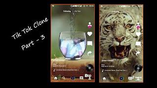 TikTok Clone - 3 (Front Page Layout) | Android Studio Tutorial