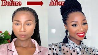 How I do my everyday simple makeup |beginner friendly | Londy Dlomo