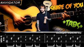 Shape of You (Ed Sheeran) — Fingerstyle Guitar Lesson 【 TAB Tutorial 】