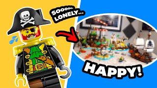 I Built the Ultimate ‍️️LEGO PIRATE Paradise! #challenge