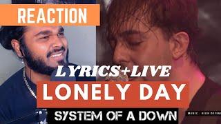 SOUTH AFRICAN REACTION TO System of a down Lonely day(lyrics)+ live (HD/DVD Quality)