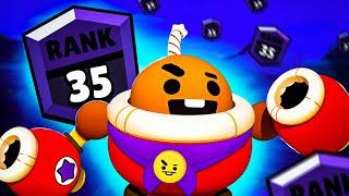 АПНУЛ ТИКА НА 35 РАНГ В СОЛО ШД ПИЯВКЕ  Brawl Stars