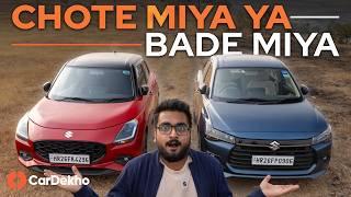 Maruti Swift or Maruti Dzire: Which One Makes More Sense?